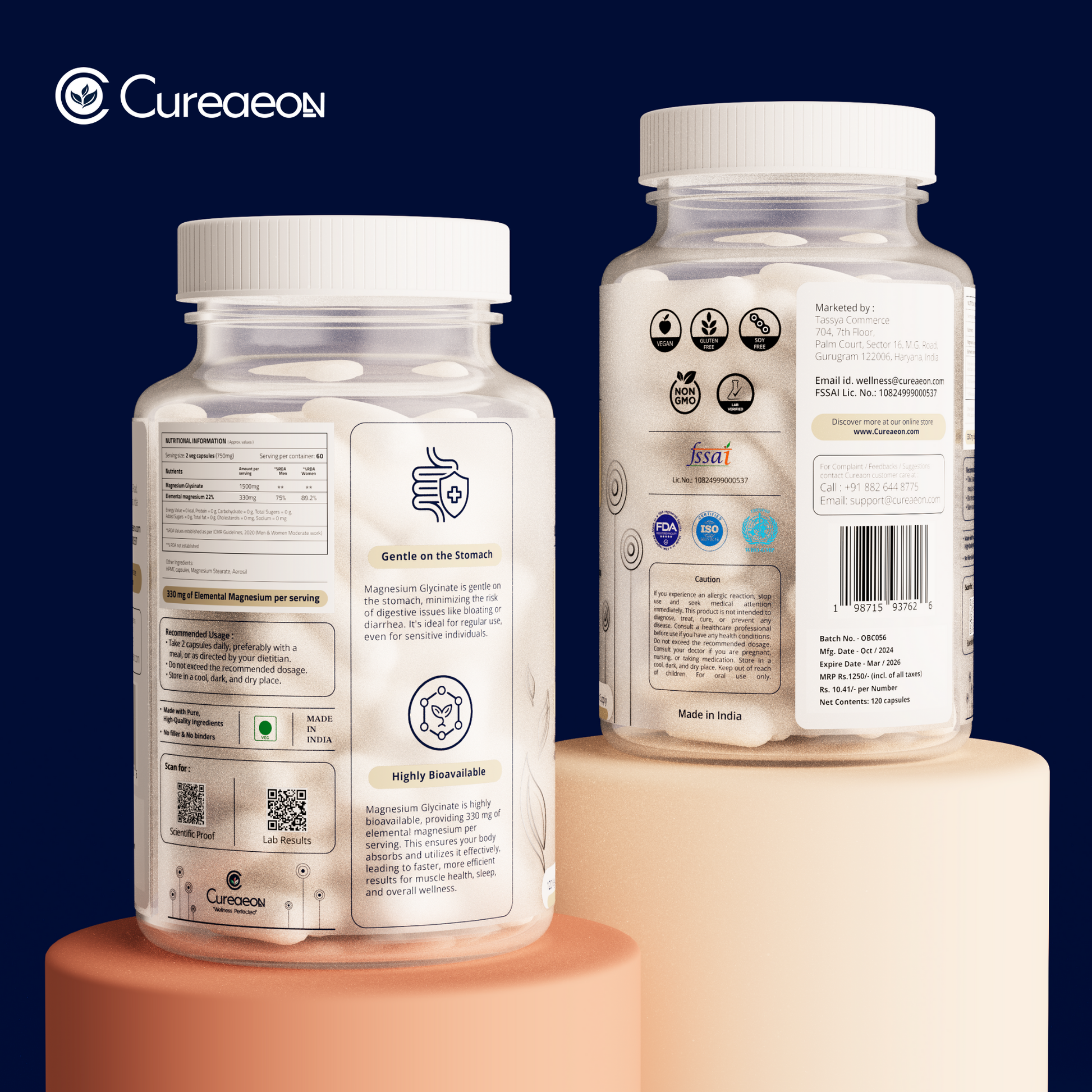 Magnesium Glycinate - Cureaeon