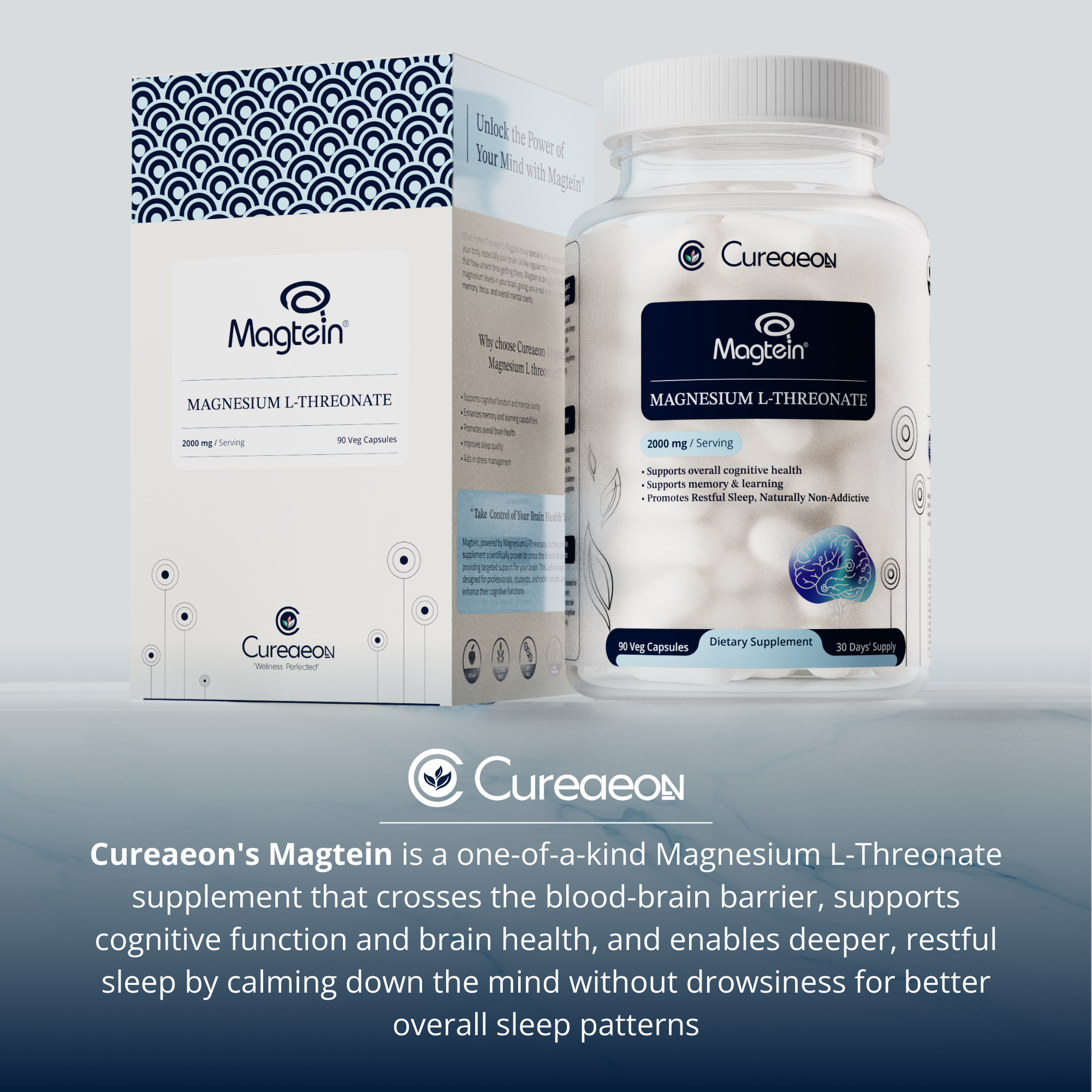 Magtein Magnesium L-Threonate - Cureaeon